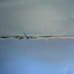 La digue de Venise, peinture à l'huile sur bois, 150/150, 2008